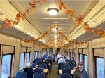 Different interior views of the PRR Mineral Spring Car